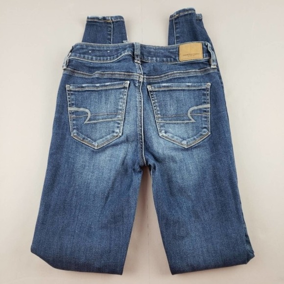 American Eagle hi-rise destroyed jegging - Picture 3 of 10